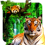 3D animals parallax live wallpaper icon