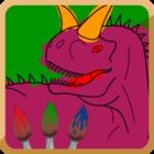 Dino paint icon