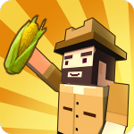 Blocky Farm: Corn Professional icon