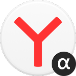 Yandex Browser with Protect icon