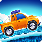 Arctic roads: car racing game icon