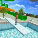 Aqua Waterslide Rush Racing icon