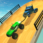 Double Impossible Mega Ramp 3D icon