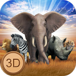 Wild Animals World – Savannah Simulator icon