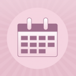 Period calendar icon