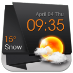 3D Clock Current Weather Free icon