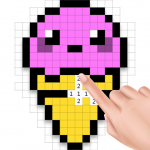 Pixel Draw – Number Art Coloring Book icon