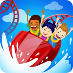 Click Park Idle Building Roller Coaster Game! icon