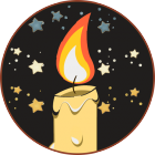 Night Candle: meditation, relax, sleep icon