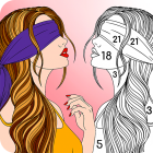 Premium Coloring Book – color by number for adults icon