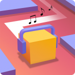 Dancing Cube Line Jump: Tap Tap Music World Tiles icon