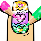 Nail Art Color – Glitter Girls Coloring Book icon