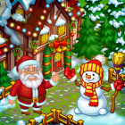 Farm Snow: Happy Christmas Story With Toys & Santa icon