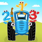 Blue Tractor: Learning Games for Toddlers Age 2, 3 icon