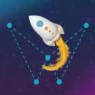 Little White Rocket – Relax & calm down in space icon