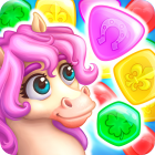 Match3 Magic: Prince unicorn lovely story quest icon