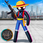 Stickman Rope Hero – Pirate Fight icon