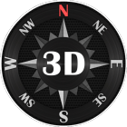 Compass Steel 3D icon