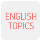 English topics with translation icon