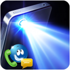 Flash on Call and SMS: Automatic flashlight icon