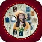 Clock Collage Photo Frame Maker: Live Wallpaper icon