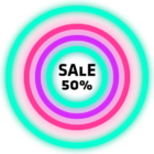 Neon Glow Rings – Icon Pack icon