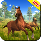 Wild Horse Family Simulator : Horse Games icon