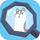 Dobby Dog hide and seek – peekaboo game icon