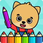 Colouring book for kids icon