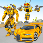 Bee Robot Car Transformation Game: Robot Car Games icon