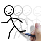 Stickman: draw animation Premium icon