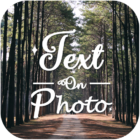 Text on photo Premium icon