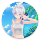 My anime girl Haku icon