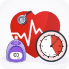 Blood Sugar & Blood Pressure Tracker icon