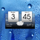 Digital clock & weather Premium icon