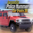 Impossible Police Hummer Car Tracks 3D icon