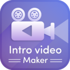 Intro video maker, logo and text animation icon