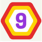 UP 9 Hexa Puzzle! Merge em all icon