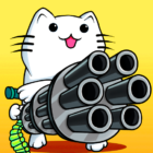 Cat shoot war: offline games icon