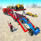 Formula Car Transporter Truck icon