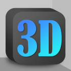 Cubic Dark Mode – 3D Icon pack icon