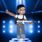 Music Wars Rockstar Rapper Sim icon