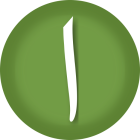 Arabic alphabet icon